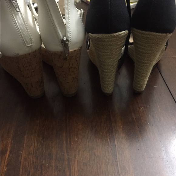 2 express sandals black and white in great shape - Picture 4 of 8